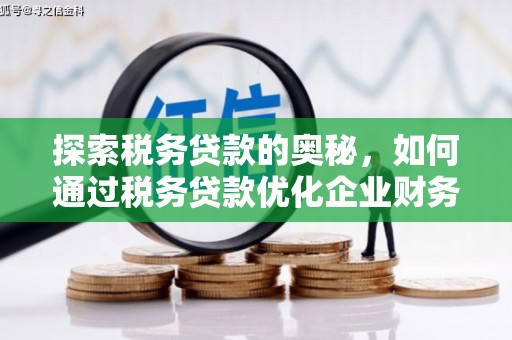 覃塘探索税务贷款的奥秘，如何通过税务贷款优化企业财务