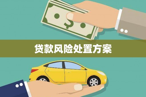 覃塘贷款风险处置方案