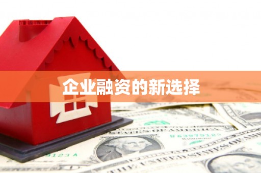 覃塘企业融资的新选择
