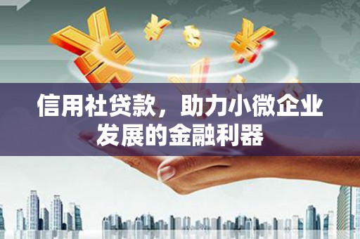 覃塘信用社贷款，助力小微企业发展的金融利器
