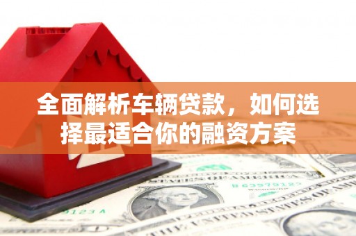 覃塘全面解析车辆贷款，如何选择最适合你的融资方案