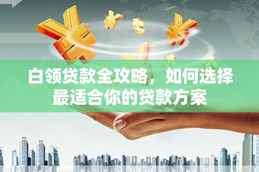覃塘白领贷款全攻略，如何选择最适合你的贷款方案